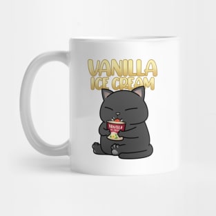 Chubby Cat Vanilla Ice Cream Mug